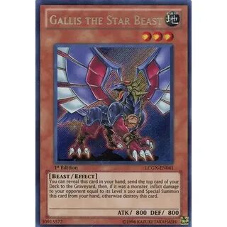 Gallis the Star Beast - LCGX-EN041 - Secret Rare - 1st Editi