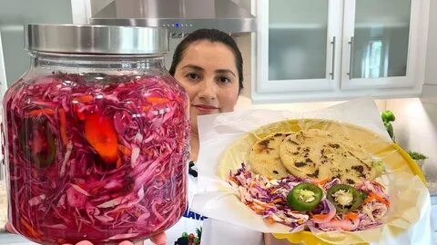 Curtido para pupusas **MORADO** - YouTube