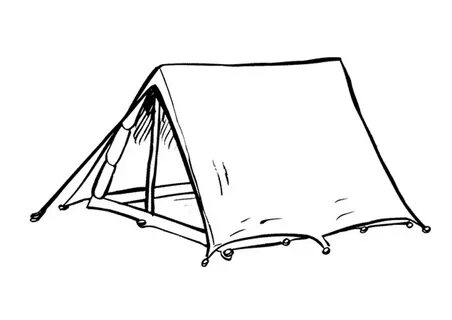 tent printable - Clip Art Library