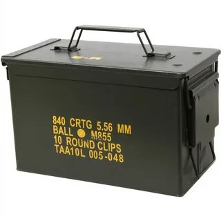 50 Cal. Metal Ammo Can - Original US Military Surplus Used M