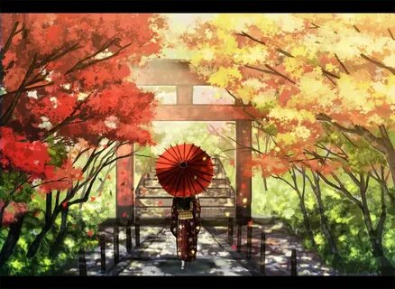 飴 村(Pixiv)... Anime artwork, Anime scenery, Painting