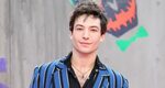 Ezra Miller Brings The Flash to the 'Suicide Squad' Premiere