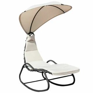 Купить Patio Hanging Chaise Lounge Chair Swing Hammock Canop