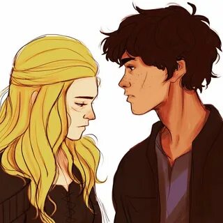 Some bellarke doodles #bellarke #the100 #bellamyblake #clark