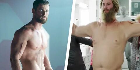 Chris Hemsworth Becomes Fat Thor in BTS Avengers: Endgame Cl