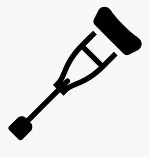 Clip Art Crutch Png Images Free - Crutches Logo Transparent 