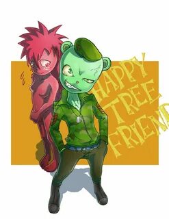 F and F by KickTyan Happy tree friends, Happy friends, Carto