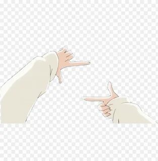 anime hand PNG image with transparent background TOPpng