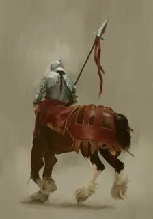 Centaur Knight, Susanah Grace on ArtStation at https://www.a