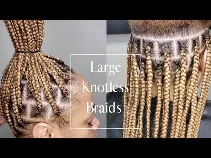 PAIN FREE LARGE KNOTLESS BOX BRAIDS BY-@IRENESBRAIDS - Curly