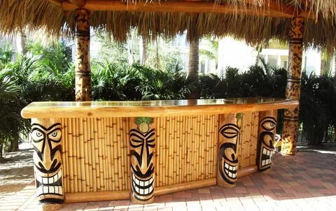 tiki bar Custom tiki bar, Tiki bar decor, Tiki hut