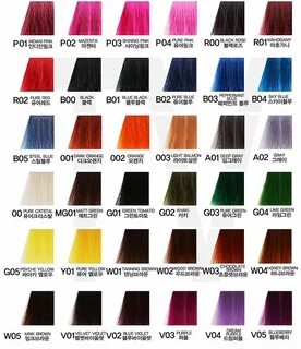 Anthocyanin Acid Hair Color Manicure 230g (45 colors) Semi P