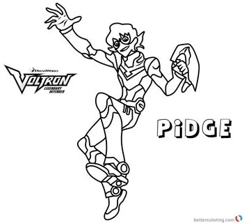 Voltron Coloring Pages Pidge - Free Printable Coloring Pages