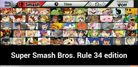 Super Smash Bros. Rule 34 edition - Super Smash Bros. Rule 3