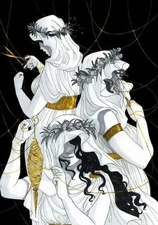 moirae - neith tumblr Greek mythology art, Greek mythology t