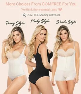 COMFREE Shaping Bodysuits Tummy Control Full Body Shaper All