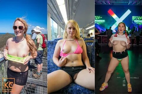 Kim Cums op Twitter: "Flashing Tits in Public (with People a