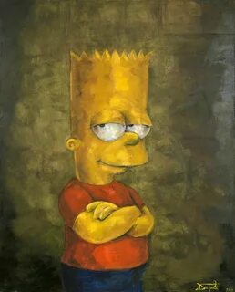 Bart Simpson - Oil Painting - 24x30