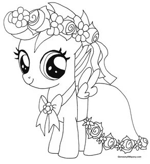 MLP Coloring Auntie Rose Coloring Page - My Little Pony Colo