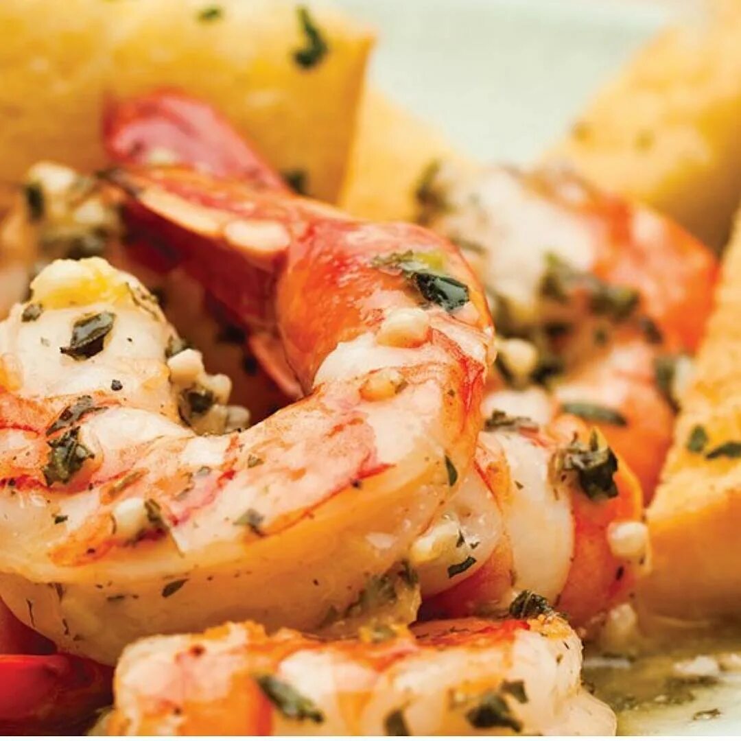 Shrimp Scampi with Garlic Bread 😋 *Courtesy of Campbell's®…» 