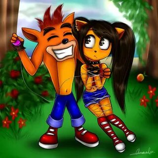 Crash and Ara Bandicoot She would be his girlfriend or wife,