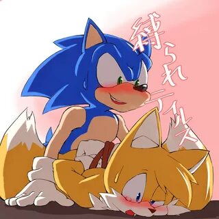 Yaoi pinup sonic the hedgehog+tails