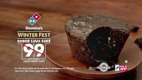 Domino's Winter Fest: Order Cheese Burst and get Choco Lava 