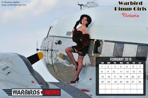 February '15 Warbird Pinup Girls Calendar