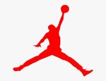 Red Air Jordan Logo Png , Free Transparent Clipart - Clipart