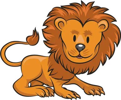 Lion Animal Cartoon Clip Art - 卡 通 狮 子 尾 巴 - (1500x1500) Png