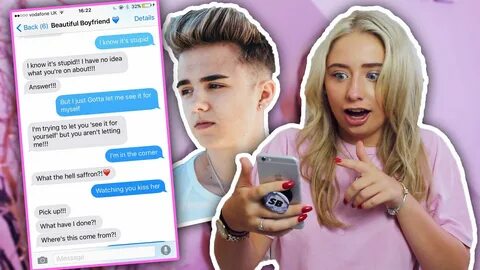 SONG LYRIC TEXT PRANK ON MY BOYFRIEND!!! (With images) Text 