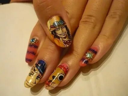One Piece TokyoOtakuMode Anime nails, Beauty nails design, N