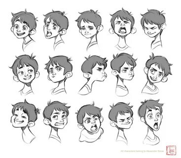 The way I like comics! Drawing face expressions, Drawing exp