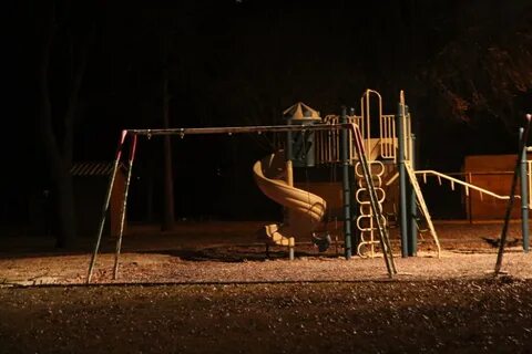 Liminal Space - Playgrounds at night. Nostalgic pictures, We
