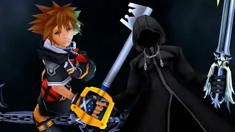 Pcsx2 "Kingdom Hearts 2.5" Sora vs Roxas (german subtitles) 
