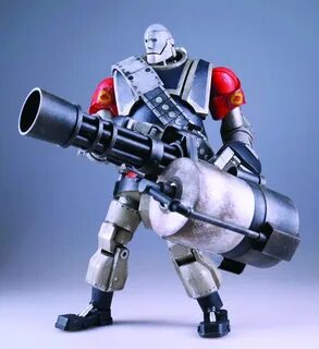 AUG138199 - TEAM FORTRESS 2 ROBOT HEAVY FIG RED VER - Previe