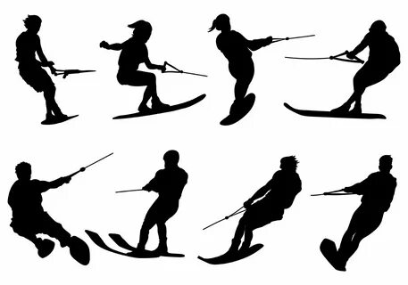 Water Skiing Vector Art, Icons, and Graphics for Free Downlo