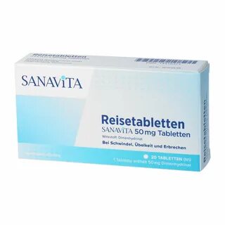REISETABLETTEN SANAVITA 50, 20 St Arzneimittel-Datenbank