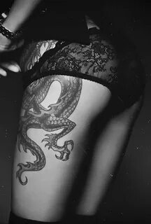 Женские татуировки дракона (58 фото)