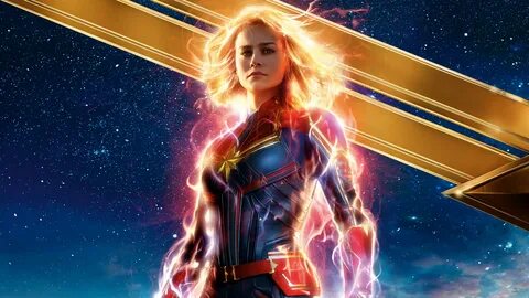 Brie Larson As Captain Marvel Illustration Wallpapers Wallpa