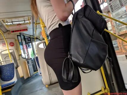 Perfect Big Booty in a Skirt Bus and Street Creepshots - Sex