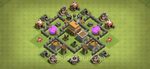 Best unbeatable Base TH4 with Link, Anti Air - Town Hall Lev