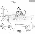 Truck Driver Cartoons Jokes Milesia