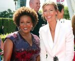 Cele bitchy Wanda Sykes' wife Alex is a tall drink of blonde