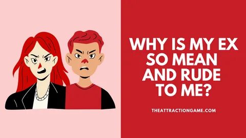 Why Is My Ex So Mean And Rude To Me? (Solved And Explained!