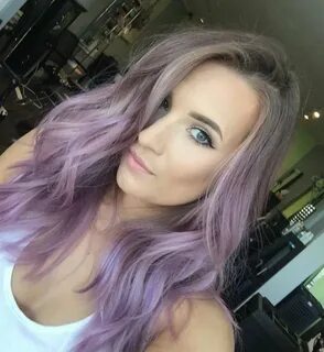 Фиолетовый цвет волос - Темыне и светлые оттенки (фото)