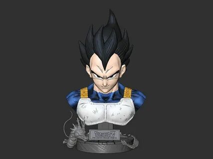 Bust Vegeta COMMISSION - ZBrushCentral