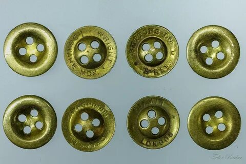 Brass Buttons - World War One Various Makers EDGWARE MDX W. 