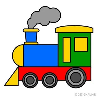 Colorful Train Cartoon Free PNG Image ｜ Illustoon