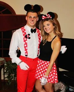 Couple halloween costume minnie mouse and mickey mouse Coupl